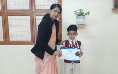 B.K. Hardik of Grade 2C Secures 2nd Place in 100m Skating Event!