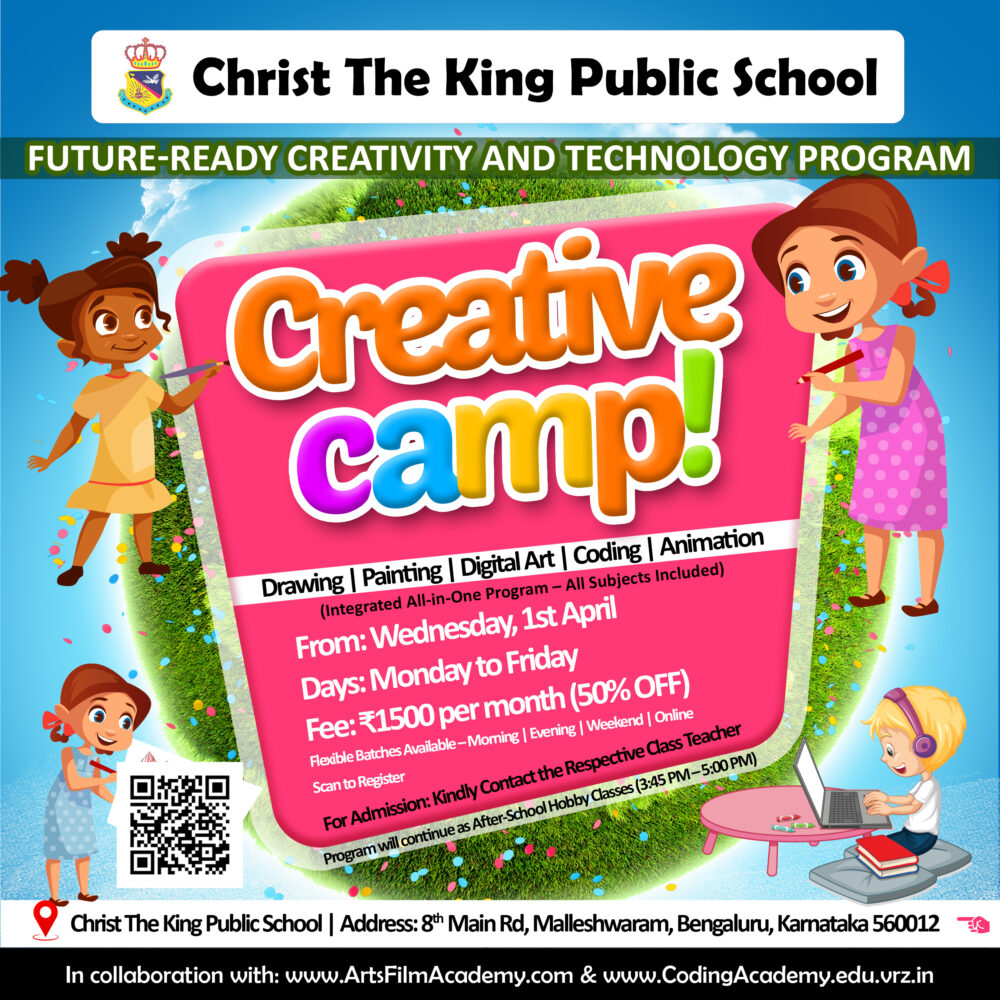 CKPS – Kids Creative Camp Flyer2