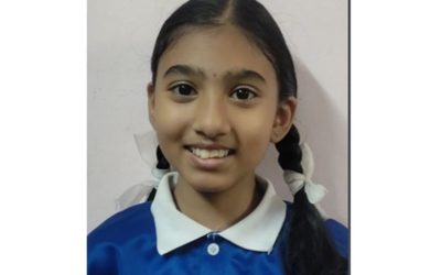 A heartfelt tribute to her Class Teacher By Likithashree of grade 5