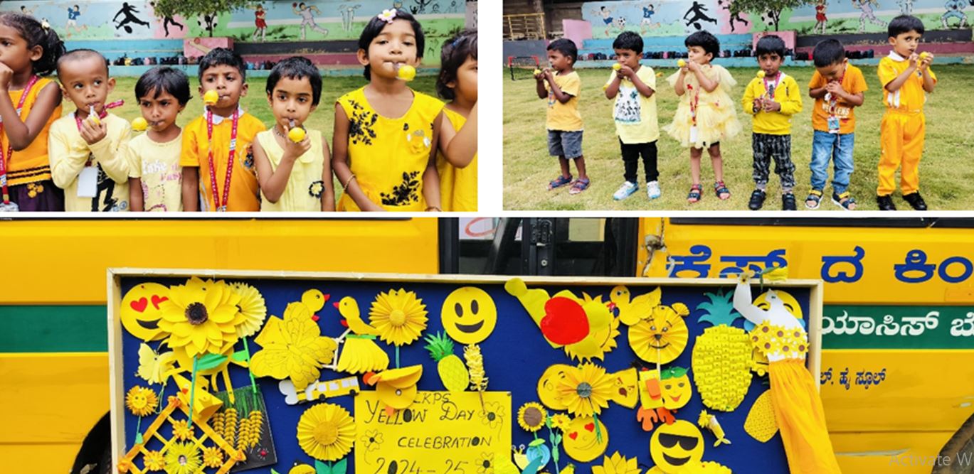 Yellow Day Celebration at Christ the King Public School
