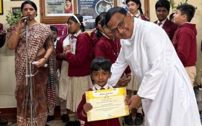 Charan M of LKG Excels at All India Wizkids Challenges!” 🌟📖🎉